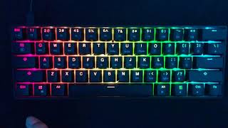 GK61 ALL RGB AND NEW FUNCTIONS 2021 UPDATED [upl. by Elset]