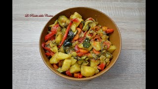 Contorno di verdure in padella Ricetta facile [upl. by Nehtanoj]