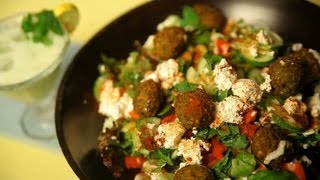 HomeMade Falafel Salad By Asha Khatau [upl. by Hobie]