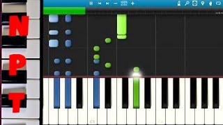 Shawn Mendes  Aftertaste  Piano Tutorial  How to play Aftertaste on piano  Synthesia [upl. by Shipp]