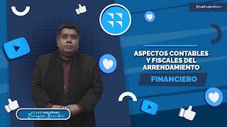 Aspectos contables y fiscales del arrendamiento financiero [upl. by Assillim]