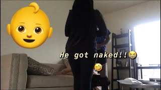 LETS HAVE A CHILD NOW PRANK ON BOYFRIEND 😂 he pulled his pants down [upl. by Shauna]