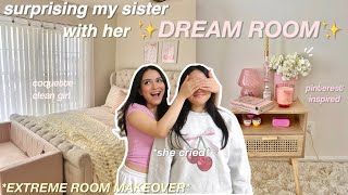 ULTIMATE room makeover 🫧🩰aesthetic pinterest ROOM TOUR [upl. by Crispen811]