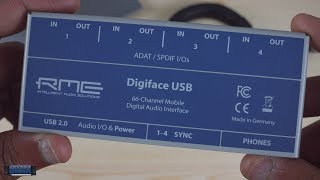 Review RME Digiface USB Audio Interface with 4 ADATSPDIF IO Ports [upl. by Assenna]