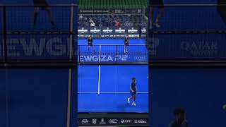 🚫GIVING SMASH CLASS🤯 PADEL HIGHLIGHTS🥶 padel padelhighlights shorts [upl. by Aserat152]