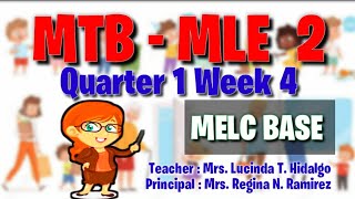 MTB MLE2 MELC BASE Quarter 1 Week 4 [upl. by Louise]