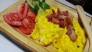 Soft scrambled eggs easy breakfast high protein  easydad [upl. by Nnyled]