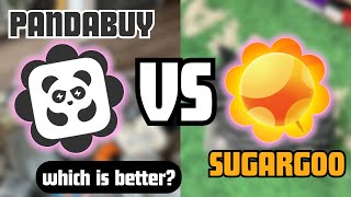 PANDABUY VS SUGARGOO what agent is better [upl. by Ecneralc161]