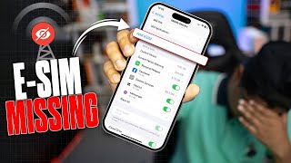 How to Fix eSIM Option Missing on iPhone  Easy Solutions [upl. by Allyce]