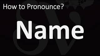 How to Pronounce Name CORRECTLY [upl. by Nabetse]