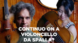 How To Play Basso Continuo on Violoncello da Spalla [upl. by Nesahc938]