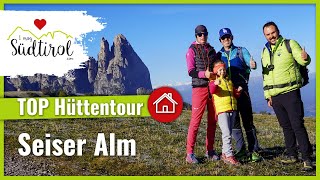 Südtirol Wandern ❤️Seiser Alm  Rundwanderung ➡️ Dolomiten Südtirol ☀️ Urlaub in Südtirol [upl. by Allehcram718]