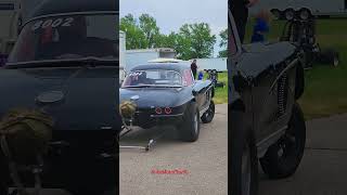 Gassers 62 Corvette and 55 Chevy  Getting Ready to Race [upl. by Eta]