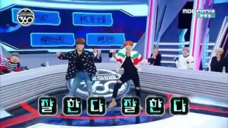 161107  BTS Jungkook amp Jhope Dancing to Red Velvet Russian Roulette  MBC Star Show 360 [upl. by Ylrebmek]