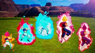 Super Kaioken 2 x100 for Vegito amp Super Sayian Blue Kaioken x50 for Gotenks in Dragon Ball Z Kakarot [upl. by Azzil]