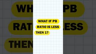 PB Ratio Explained What is Price to Book Value in Stock Market fundamentalanalysis stockmarket [upl. by Clothilde]