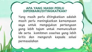 Refleksi diri latihan coaching [upl. by Cynthie]