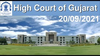 20th SEPTEMBER 2021  COURT OF HONBLE MR JUSTICE PARESH UPADHYAY GUJARAT HIGH COURT [upl. by Rhoades]