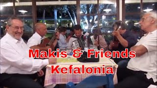 Makis amp friends at Syrtaki Taverna Lassi Kefalonia Greece [upl. by Adnaluoy]