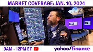 Stock market news today US stocks inch higher in countdown to inflation data  January 10 2024 [upl. by Woodie]