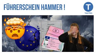 EU plant FührerscheinHammer Tempolimit Senioren SUV Führerschein [upl. by Corenda]