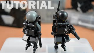 How to Make a Custom LEGO Minifigure Drone or Hardsuit TUTORIAL [upl. by Settle510]