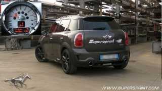 Mini Countryman Cooper S R60  Supersprint Catback Exhaust  Revs [upl. by Arym388]