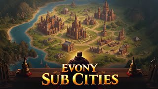 Evony The Kings Return  Subordinate Cities [upl. by Aihsitan]