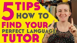 5 Tips to Find a Language Tutor║Lindsay Does Languages Video [upl. by Nortal]