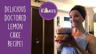 Delicious Lemon Doctored Cake Mix Recipe [upl. by Trout]