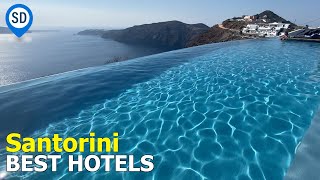 30 Best Santorini Hotels for Caldera amp Sunset Views  SantoriniDavecom [upl. by Otilia]