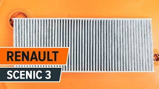 How to change pollen filter on RENAULT SCENIC 3 TUTORIAL  AUTODOC [upl. by Aniled665]