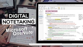 DIGITAL NOTETAKING Pt 2  OneNote [upl. by Aicen]