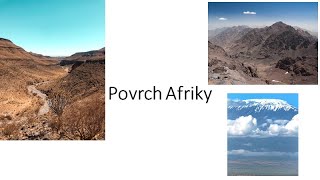 Geografia 6 ročník  Povrch Afriky [upl. by Vedis]