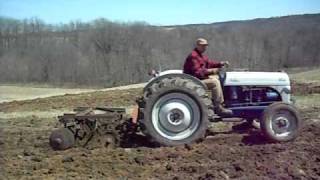 Discing up the garden with my 8N tractor [upl. by Sadoff863]