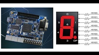 7Segment Display using Verilog and DE10Lite FPGA Board [upl. by Jock]