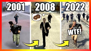 Evolution of COPS LOGIC 4 in GTA Games 20012022 [upl. by Adnilec]