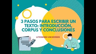 ¿CÓMO HACER UNA CONCLUSIÓN  HOW TO MAKE A CONCLUSION [upl. by Aiket]