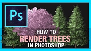 How to Render Trees in Photoshop [upl. by Moyra254]