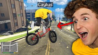 I Became A Professional BMX RIDER In GTA 5 Mods [upl. by Jacobba722]