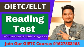 OIETCELLT Reading Test Details  Tips amp Tricks For OIETCELLT Reading Test [upl. by Arlynne]