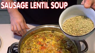 Sausage Lentil Soup [upl. by Samira]