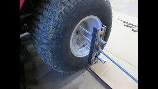 Removing a Rusted On Rear Riding Mower Wheel Using a Custom Wheel Puller [upl. by Nycila]