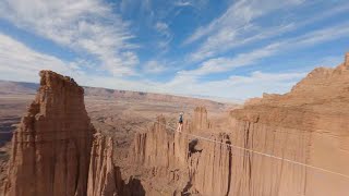 Adventurers Slackline From Titan Tower [upl. by Ellinger]