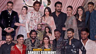 Indian Cricketers with their Wives at Anant Ambani  Radhika Merchant Sangeet Ceremony [upl. by Olaf]