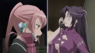 Sekirei Pure Engagement Funny Phone Call [upl. by Enyahc]