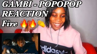 FIRST TIME REACTING TO FRENCH RAP  GAMBI  Popopop [upl. by Bristow132]