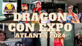 DRAGON CON EXPO 2024  A WALK THROUGH ATLANTA DOWNTOWN  LATEST VIDEO [upl. by Kapor]