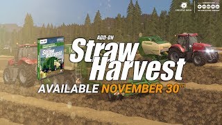 FS17 Addon Straw Harvest – Trailer [upl. by Licastro]