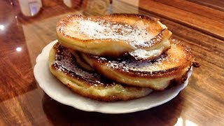 Sweet Cheese Pancakes  Racuchy z Serem  Anias Polish Food Recipe 24 [upl. by Ellened82]